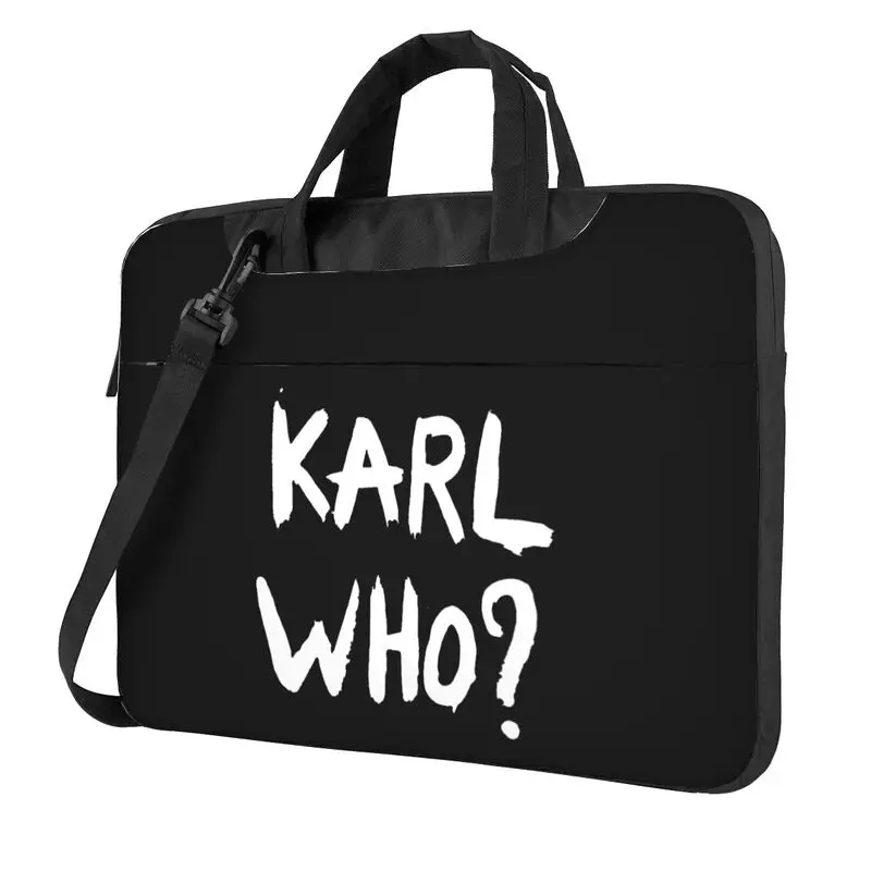 

Karl Who Print Laptop Bag Fit for 13 14 15.6 Inch Water Resistant Laptop Case Notebook Computer Bag for Work School Travel
