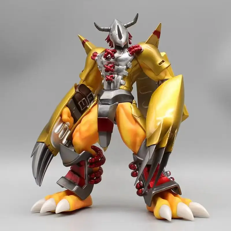 New 20cm Digital Monster Wargreymon Anime Action Figure 20cm Model Statue Collection Desktop Decoration Ornament Toys Gifts