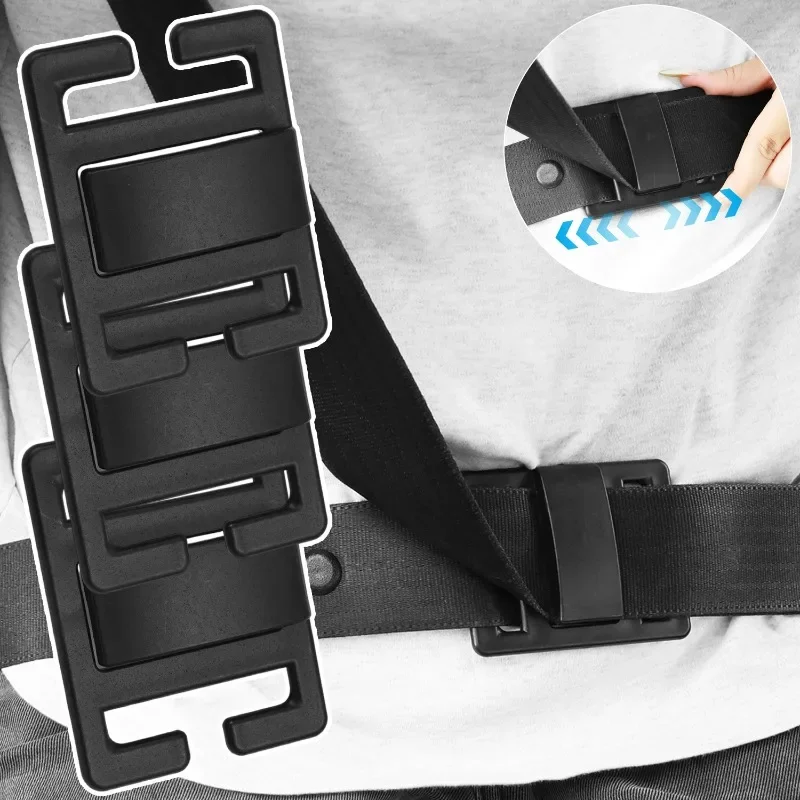 Car Seat Belt Adjuster Clip for Neck Comfort Shoulder Strap Positioner Reduce Discomfort Universal Fit Compact Accessory
