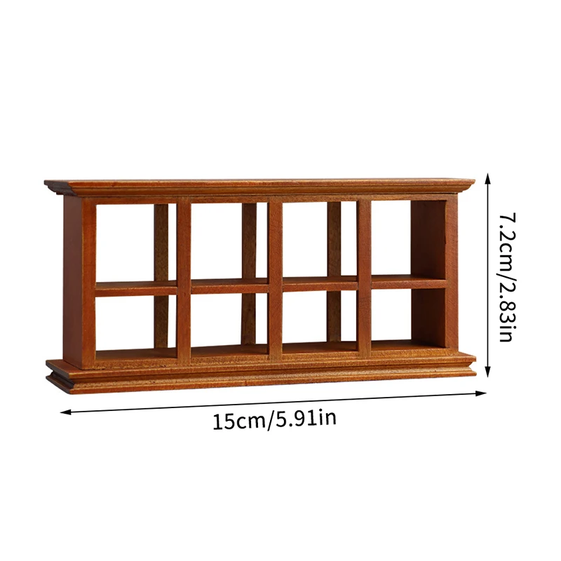 1:12 دمية مصغرة عرض خزانة كعكة المشروبات خزانة الأثاث نموذج ديكور لعبة بيت الدمية الملحقات