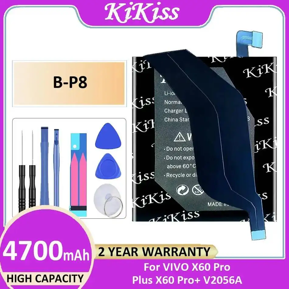 

Lightweight B-P8 Mobile Phone Battery Safe For Vivo X60 Pro Plus Pro+ V2056A 4700Mah