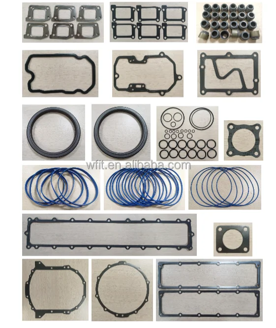 Yanmar Marine Engine Repair Kit Full Set 6AY Gasket 6AYM Rebuild Kit New Piston Ring Bearing for Construction Industries Diesel