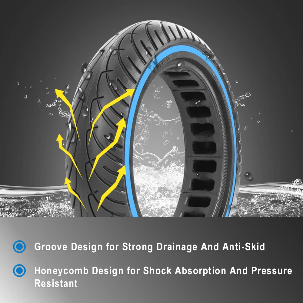 8.5 Inch Solid Tyre for Xiaomi M365 Pro Pro 2 1s Electric Scooter 8.5x2 Explosion Proof Non Inflatable Wheel Tyre Accessories