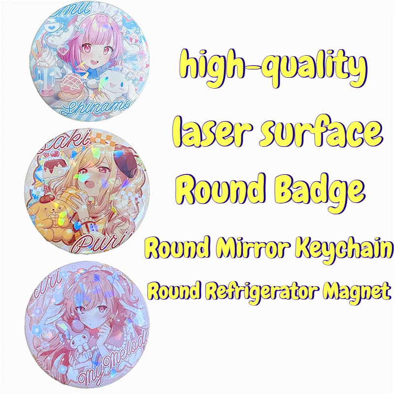 

Значок с рисунком Kawaii, булавка, товары, периферийные устройства в стиле аниме, кулон, коллекция игрушек, украшения, подарки на день рождения для детей