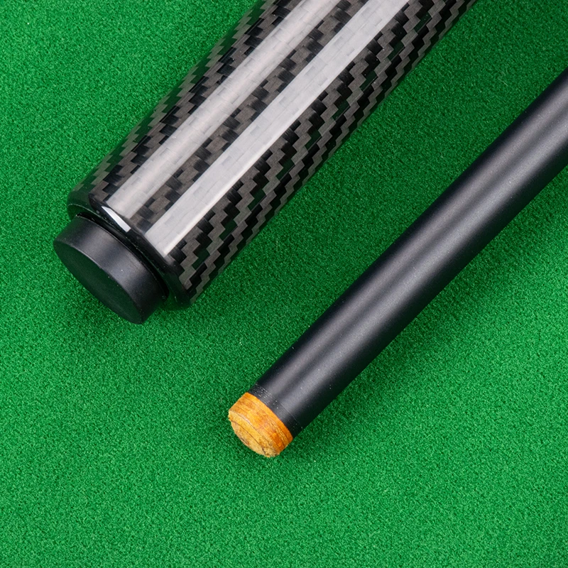 STLFFor Snowwing المهنية 12.9 مللي متر ألياف الكربون تجمع جديلة عصا الفولاذ المقاوم للصدأ المشتركة لكسر البلياردو