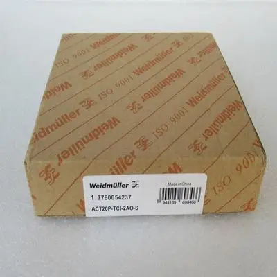 Brand-new Veidemyuller Weidmuller Isolator ACT20P-TCI-2AO-S Spot 7760054237