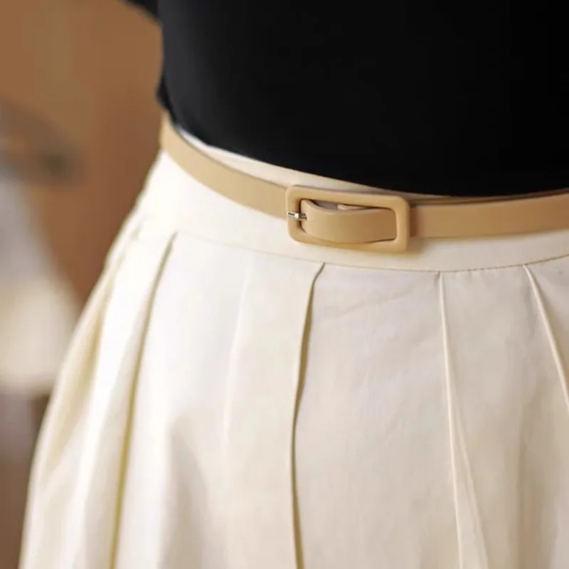 

Ретро-юбка с французской пряжкой из воловьей кожи, женский ремень