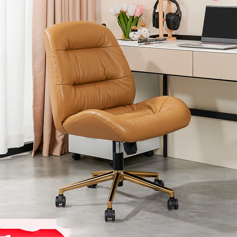 Desk Ergonomic Office Chairs Study Living Room Leather Accent Office Chairs Computer Read Sillas De Escritorio Furniture Luxury