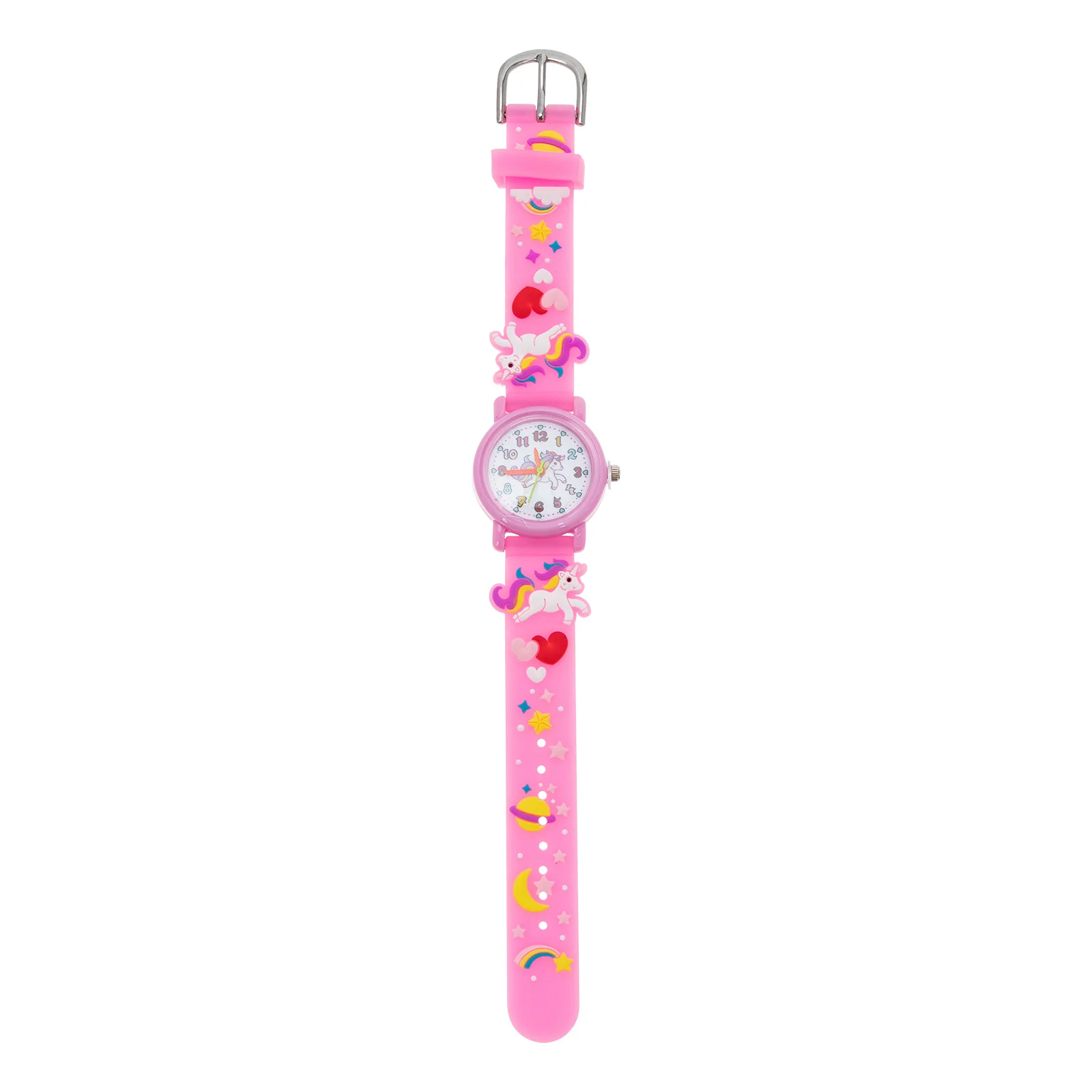Montre d'étudiant dessin animé, montre-bracelet légère et réglable, jolie montre cadeau licorne pour