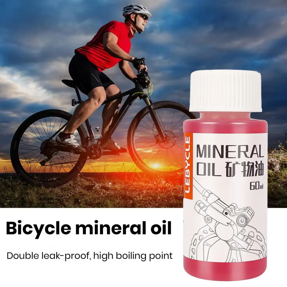 60ML Bicycle Mineral Oil Leak Proof High Boiling Point Mountain Bike Hydraulic Disc Brake Mineral Oil Fluid Bicycle Accessories