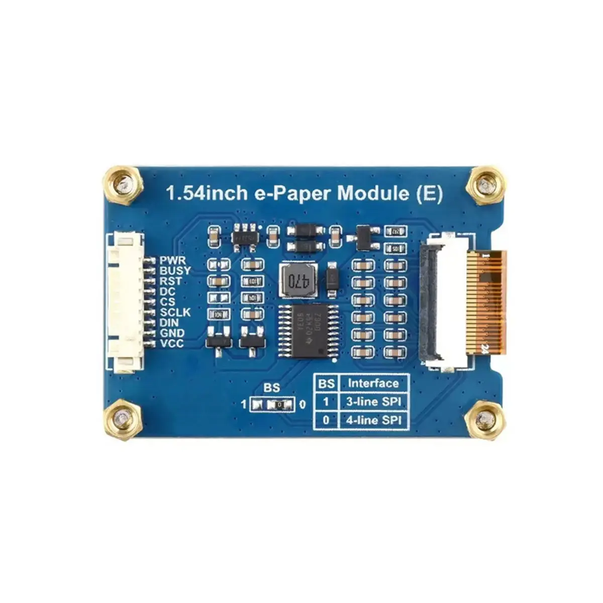 1.54inch E-Paper (E) E6 Full-Color Screen 240x240 SPI EPaper Screen SPI Interface for