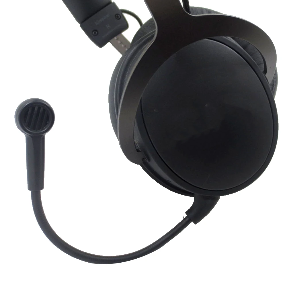 POP-lReplacement Game Mic 3.5mm Microphone for HyperX Cloud Mix Gaming Headsets Headphones Gooseneck