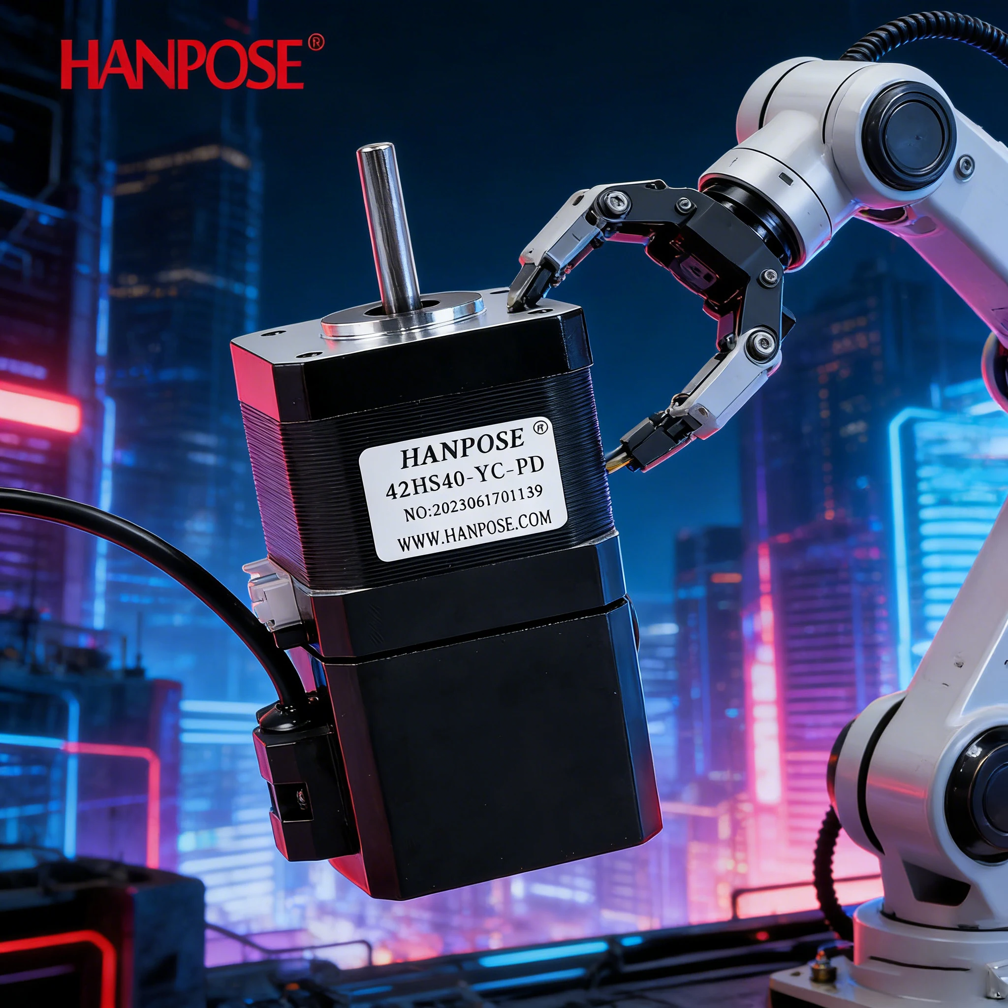 

Barke Motor torque 40N.cm 4-Leads 40mm1.5A 42HS40-YC-PD 3D engraving machine Permanent magnet Stepper motor NEMA17