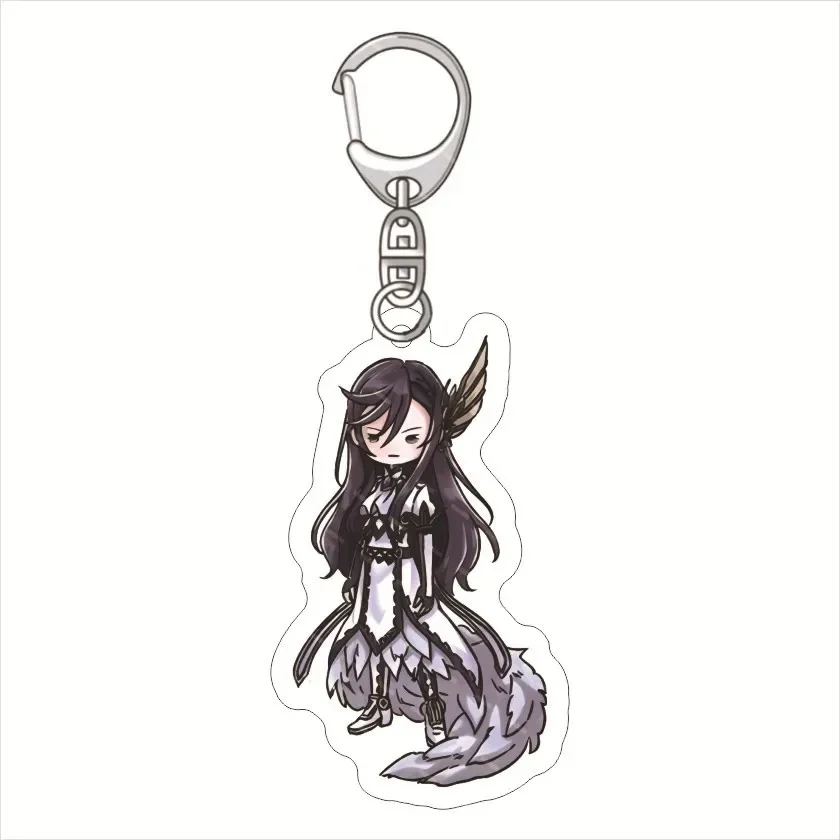 Anime Record of Ragnarok Acrylic Keychain Cartoon Figure Sasaki Kojirou Jack Pendant Key Ring Holder Cosplay Fans Jewelry Gift