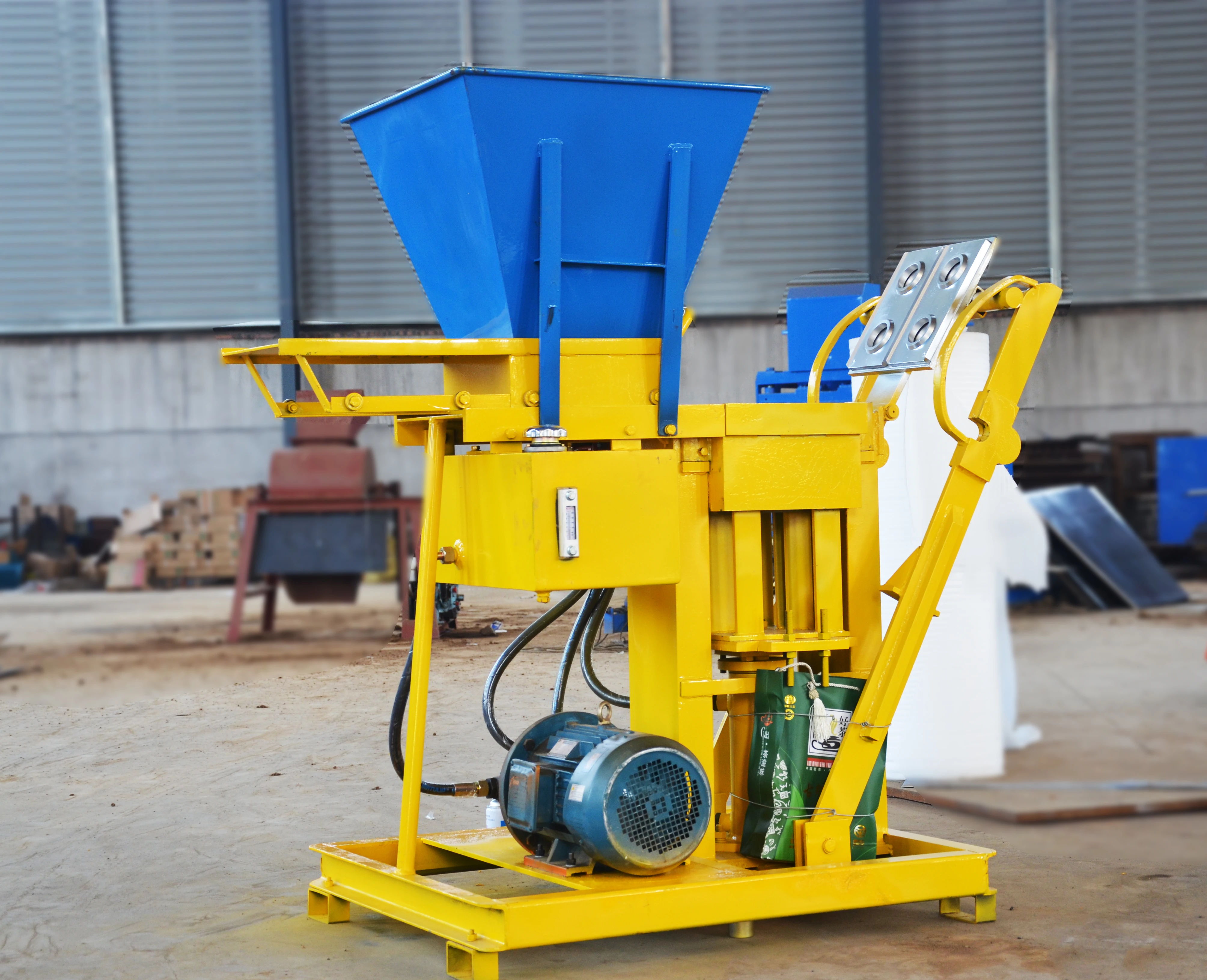YOUJU Eco Brb Earth Compressed Block Machine Machine Making Block Interlocking Block Making Machine 4600pcs/day