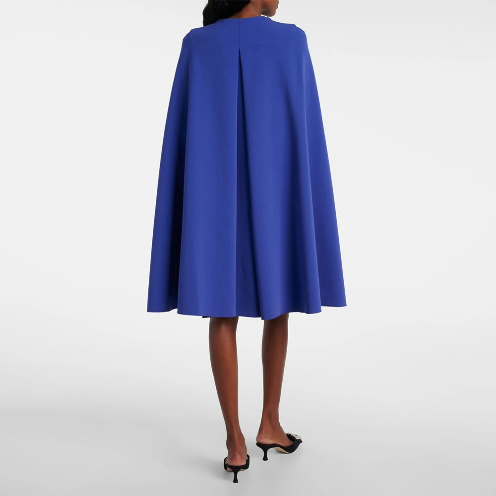 Mini-cocktailjurken 2025, O-hals, mantelmouwen, kolom, korte formele feestjurken voor dames