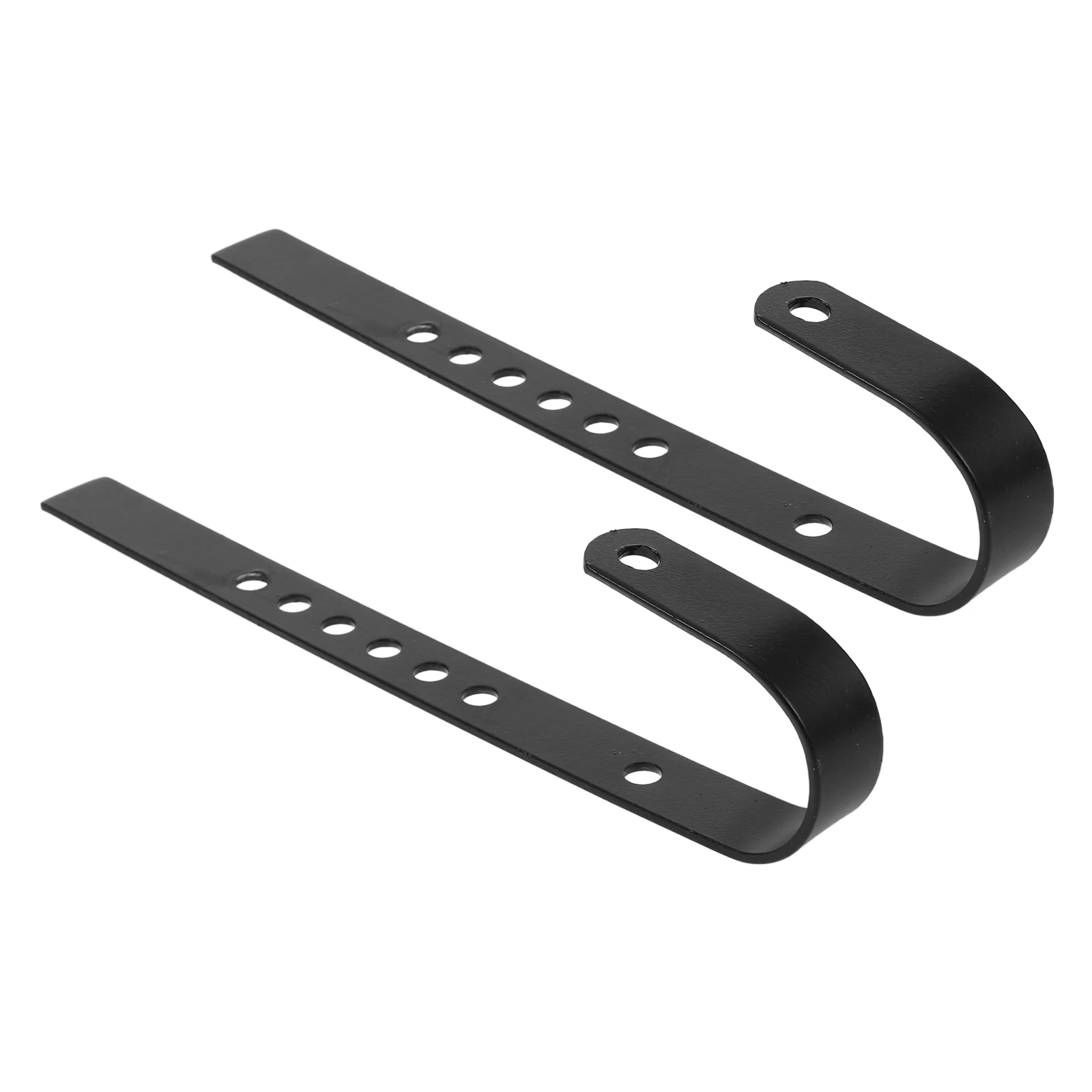 

2Pcs Bike Basket Hooks Adjustable Metal Bicycle Wire Installation Accessories Hanging For Front Electric Storage Multifunctional