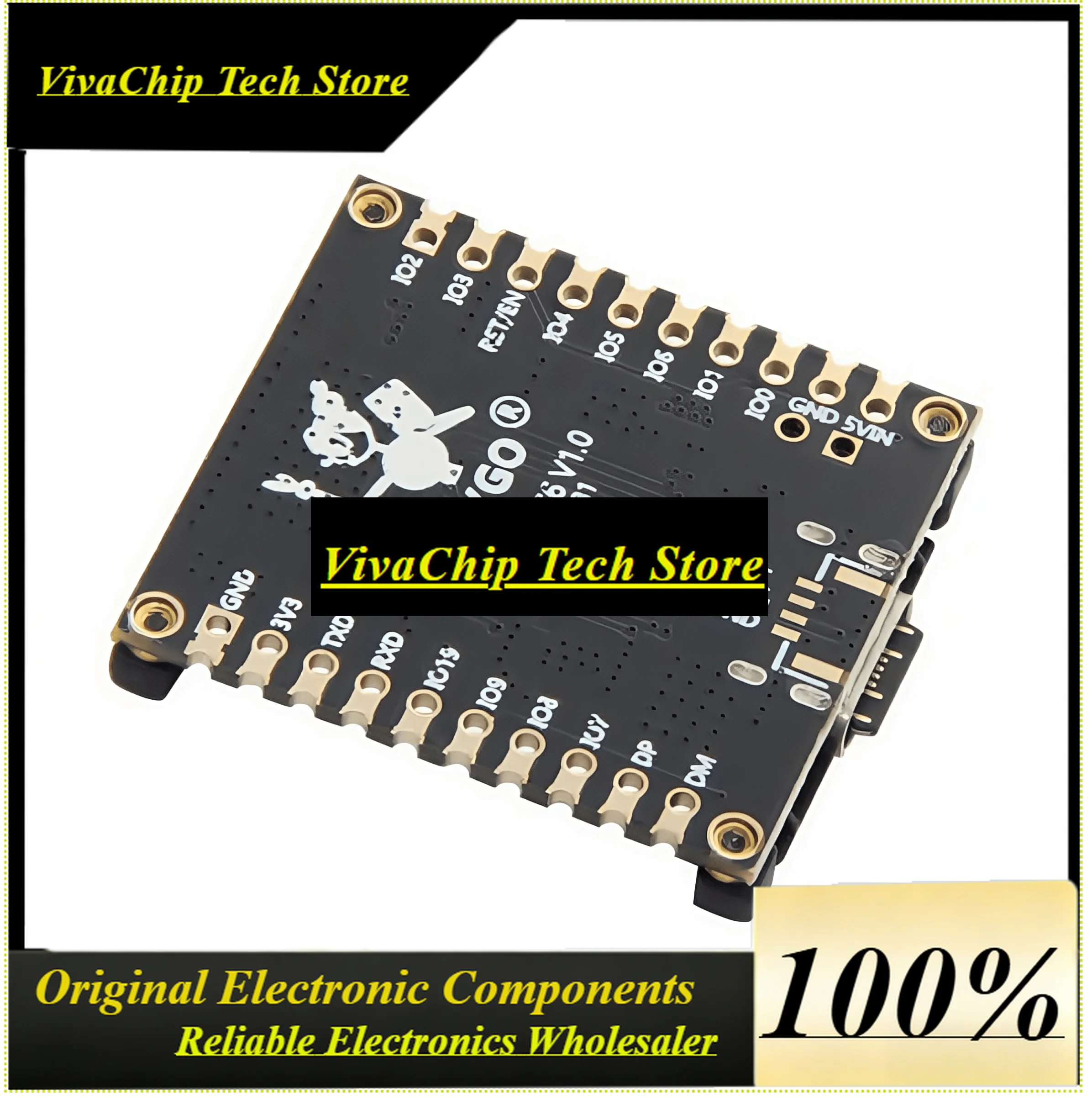 VivaCLILYGO® T-LoRaC6 Main ESP32-C6 LoRa Module SX1262 868MHz 915MHz LoRaWAN Long Range Low Power Development Board Stamp Holes