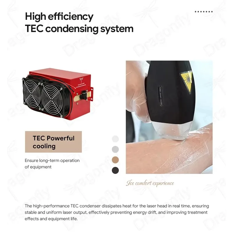 Portable 808nm Diode Laser Hair Removal Machine With AI Skin Analysis Painless Beauty Device  CE Certified   Painless