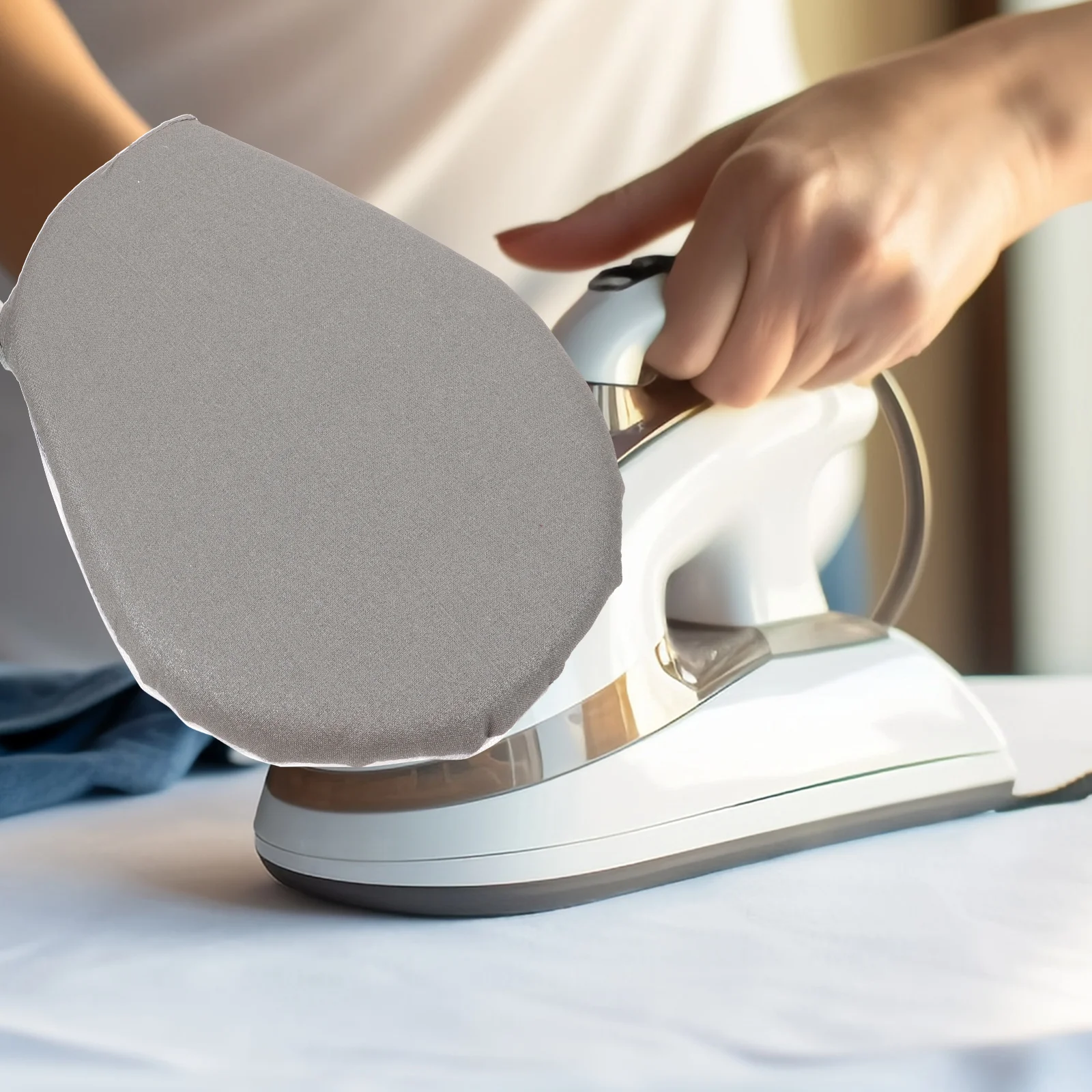 

Reusable Garment Steamer Ironing Gloves Heat Resistant Anti Steam Mitt Portable Handheld Ironing Board Protection