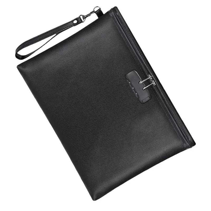 

Fireproof Money Envelopes Fireproof & Waterproof Document Bag For Protection High Confidentiality Safe Pouch Fire-Resistant