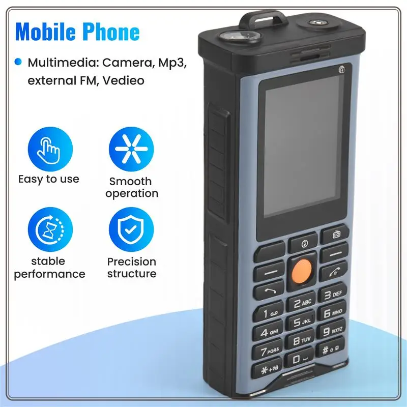 Надежный скрытый уличный мобильный телефон, большая мощность, длительный режим ожидания, хороший сигнал, четыре SIM-карты, 3D-колонка, электронная книга, увеличенная на выходе