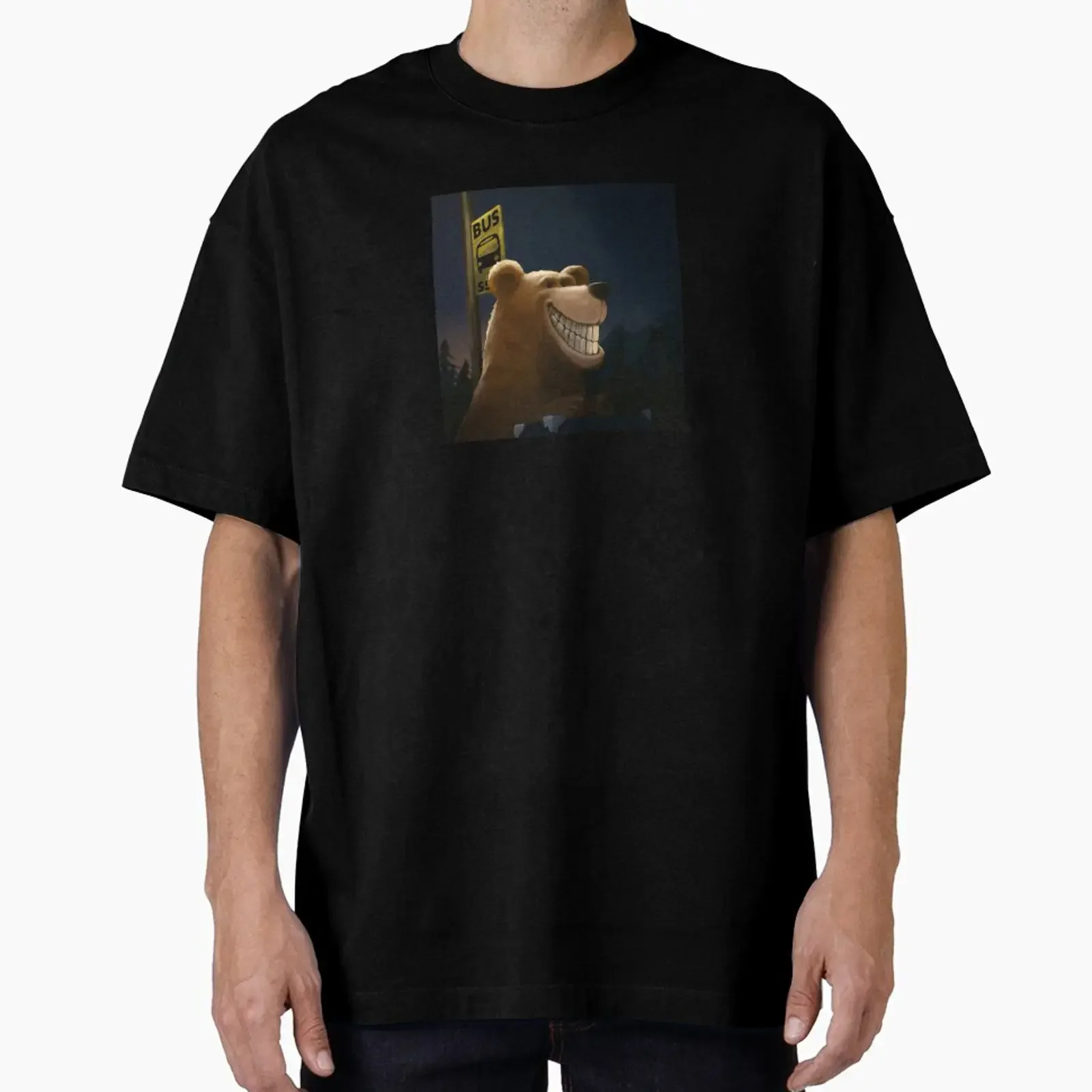 An early start a travelling bear adventure designed and sold by jonathankemp vintage Washed Slightly Soft homme graphic