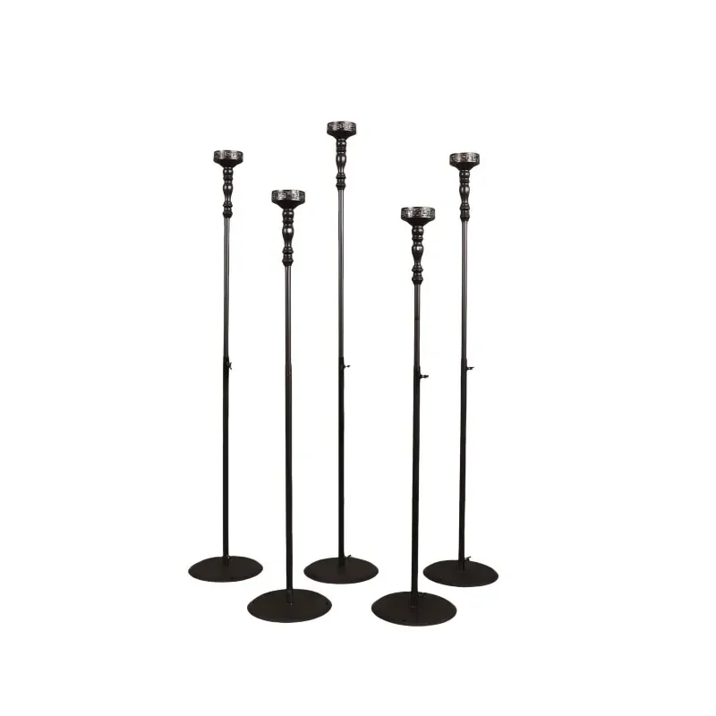 

New wedding wrought iron BBK candlestick road wedding stage layout welcome area window decoration T ornaments