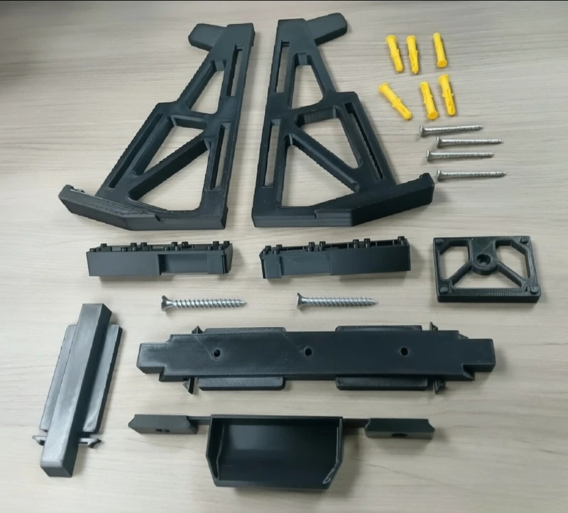 DIY Building Block Wall Display Bracket Wall Mount Holder for LEGO 10356 Star Trek USS Enterprise