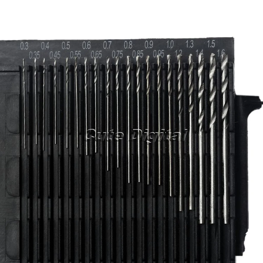 20 قطعة 0.3 مللي متر-1.6 مللي متر HSS ماكينة حفر صغيرة أدوات HSS مايكرو تويست الدقة مجموعة لقمة مثقاب مجوهرات النجارة أداة إصلاح أدوات كهربائية