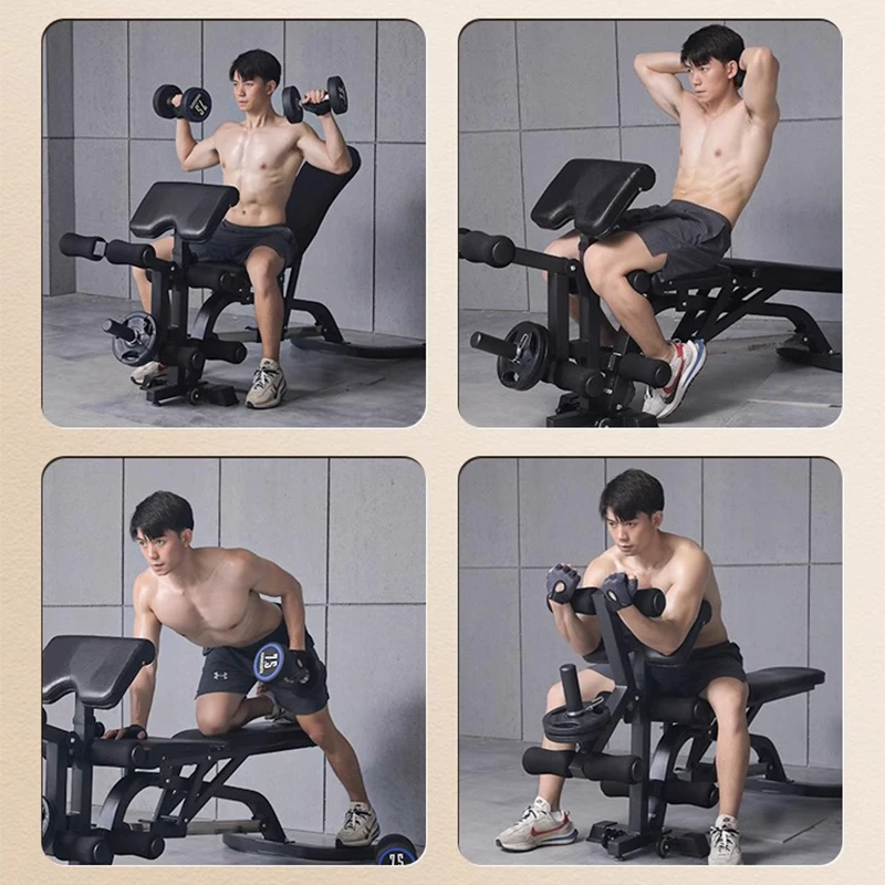 Dumbbell bench commercial professional fitness equipment home bench press bench sit-ups multifunctional fitness chair