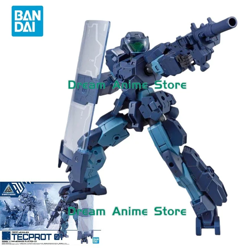 

Bandai Original 30MM 1/144 Anime 30MM EEXM-23 TECPROT 01 Action Figure Assembly Model Toys Collectible Model Gifts for Children