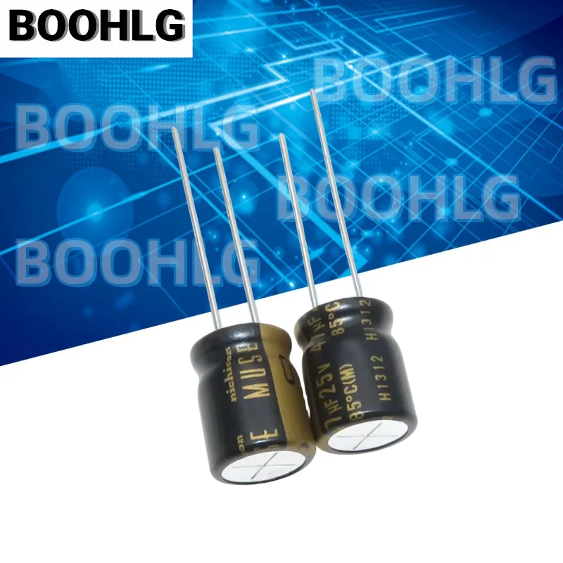 5PCS 47UF 25V fever capacitor 25V 47UF 10X12.5 KZ copper feet