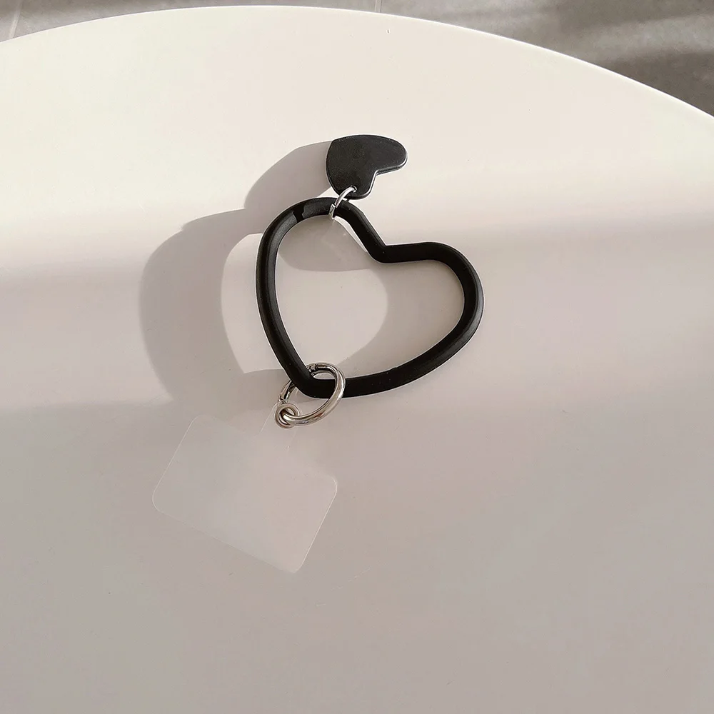 Anti-Lost Love Heart Keychain Mobile Phone Strap