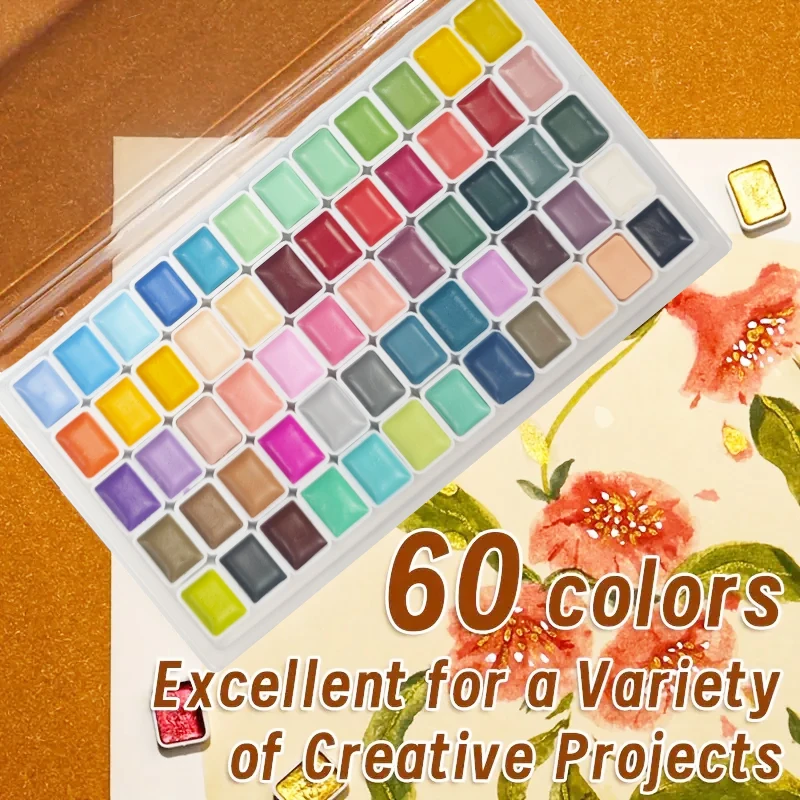 

Набор акварельных красок Pure Color, 60 цветов, для начинающих и студентов