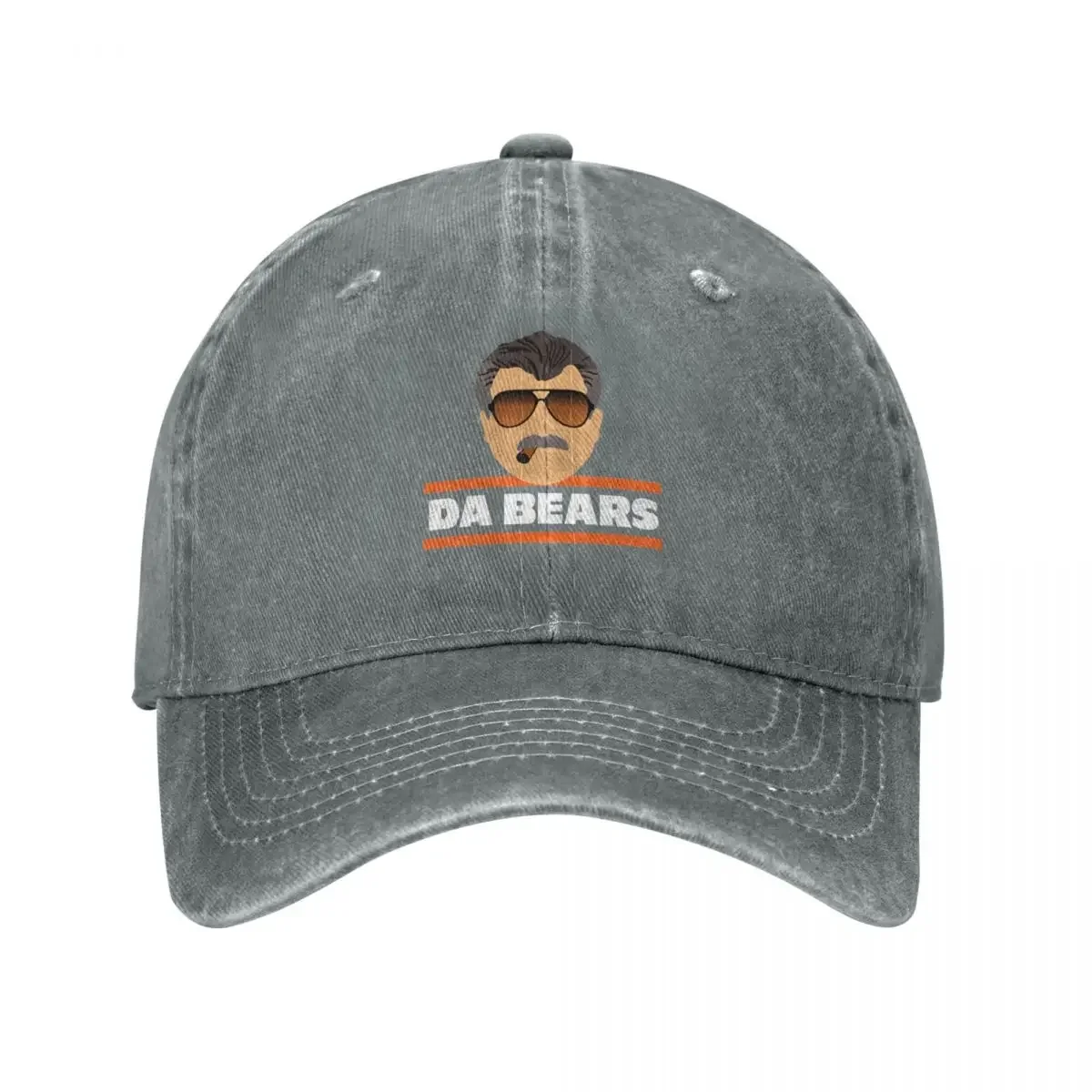 

Da Bears Ditka Baseball Cap Wild Ball Hat men's big size hat derby hat Streetwear Women's Hats 2026 Men's
