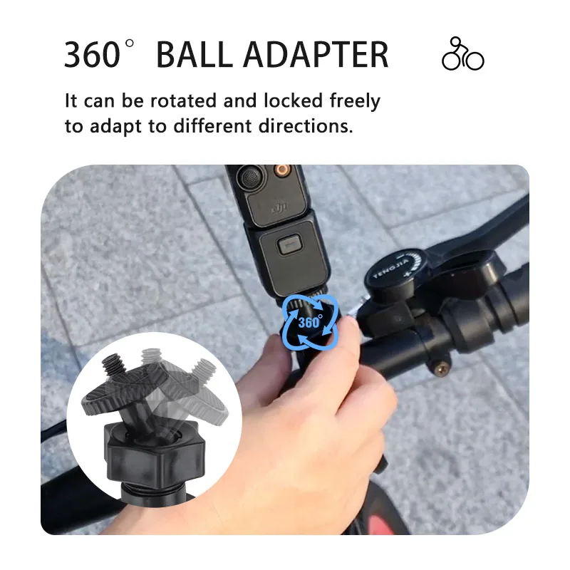 Für gopro 12/11/10/9 insta360 x 2 osmo action 4 go 3 Kamera Reit halterung Fahrrad griff halter Fahrrad lenker Motorrad clip