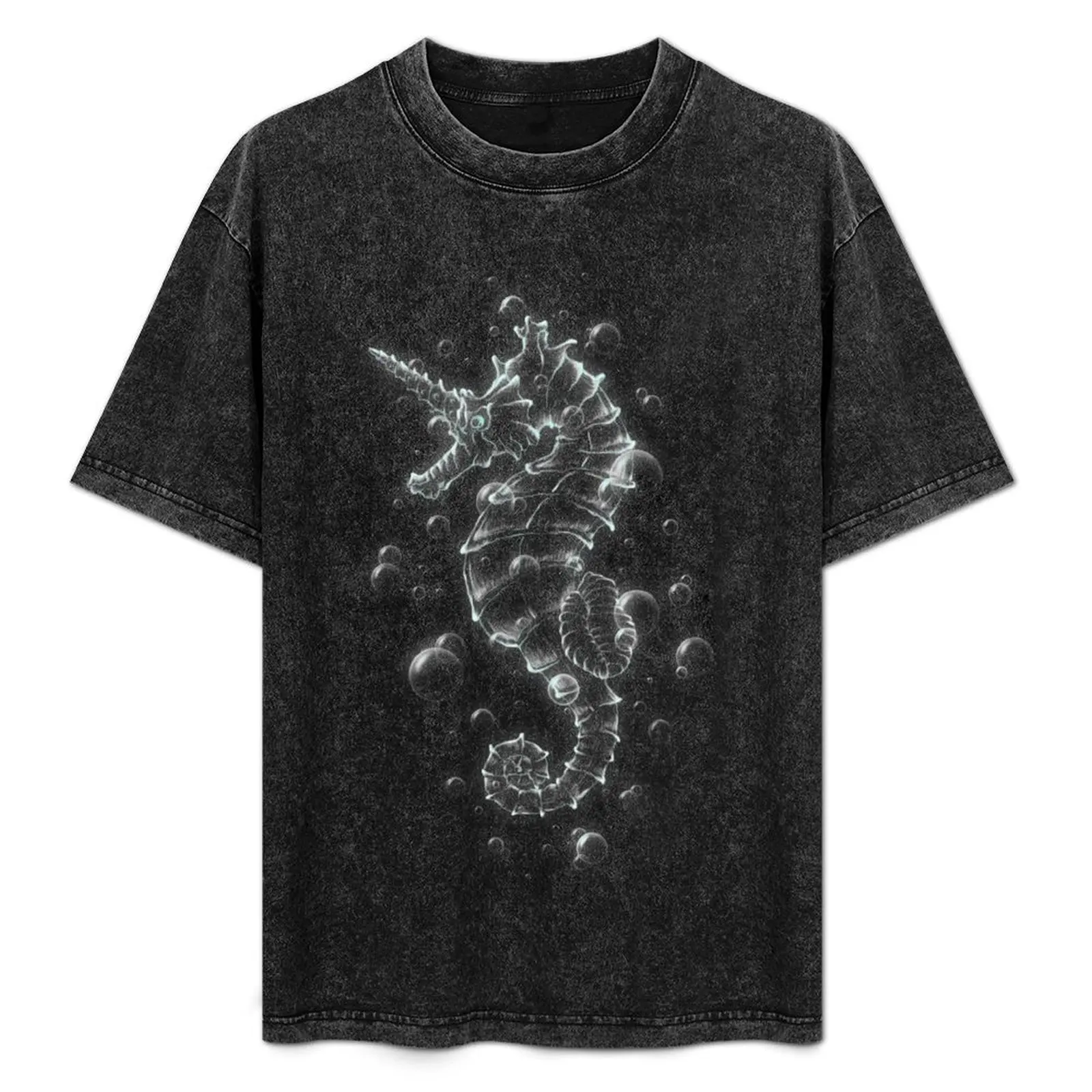 

Seahorse T-Shirt animal prinfor boys plus size clothes anime stuff shirts graphic tee men