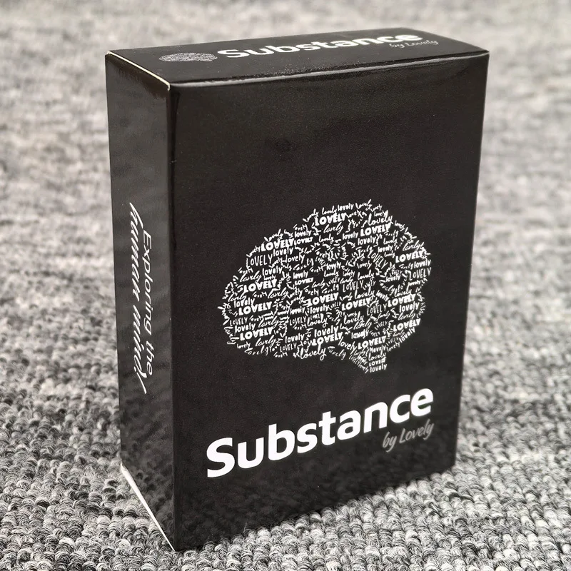 Substance by Lovely English Edition Deep Conversation Card Game Meaningful Questions Relationship Party Game for Adults Friends