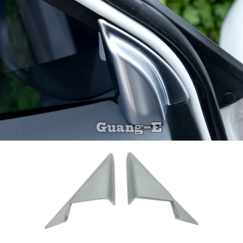 For Mazda 3 Axela M3 2014 2015 2016 2017 2018 2019 Stick Car A Column Audio Speak Window Windshield Side Triangle Trim 2pcs