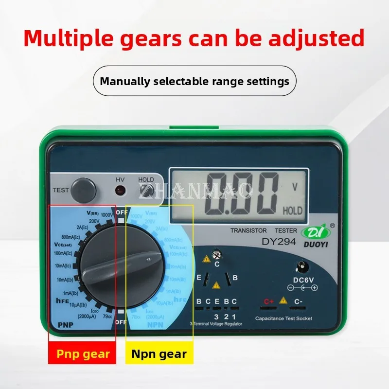 DY294 digital transistor DC parameter tester for high-precision field-effect transistor measurement of varistors