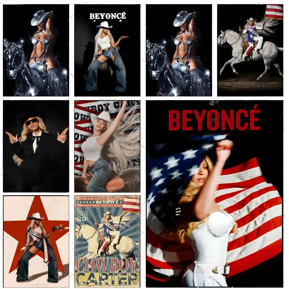 pop diva B-Beyonce Poster Premium Decor Art & Gift for Household Lounge Home Ornaments