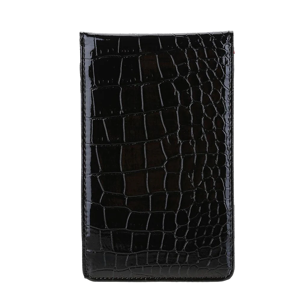 Golf Scorecard Holder PU Leather Yardage Book Golf Score Wallet Pocketbook Gift Accessories