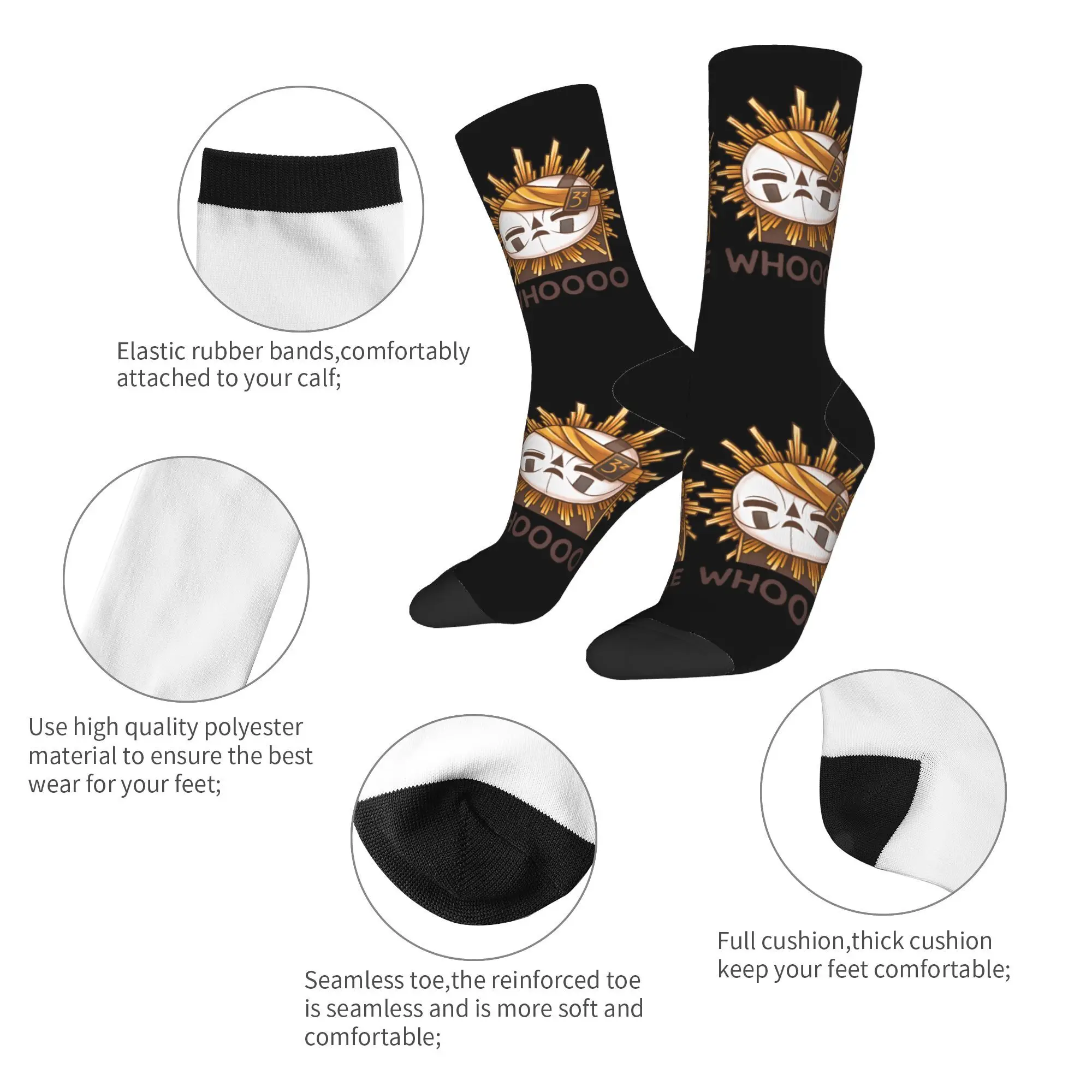 Clair Obscur Expedition 33 Socks  Korean Stockings Couple Warm Soft Outdoor Socks Spring Design Anti-Slip Socks