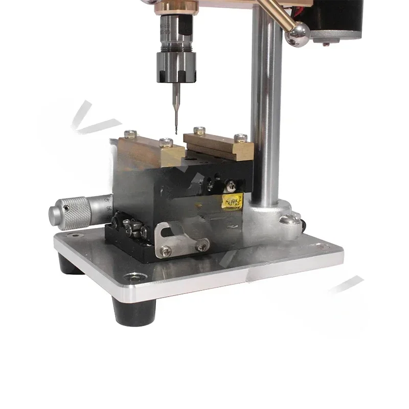 نموذج مثقاب معدني صغير قابل للتعديل، ساعة دقيقة للضغط، مجموعة زينة نموذجية للحفر