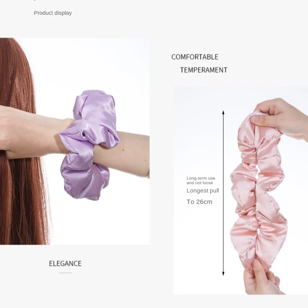 

Бигуди-кольца для волос без нагрева, гибкие, для густых волос, атласные, для создания локонов, инструменты для укладки волос