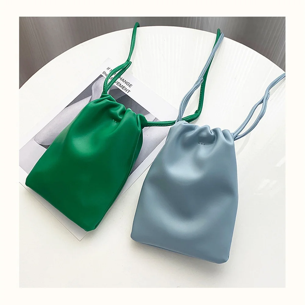 

Мини-сумка через плечо из искусственной кожи, маленькие сумки через плечо для женщин, мини-кошелек через плечо на шнурке