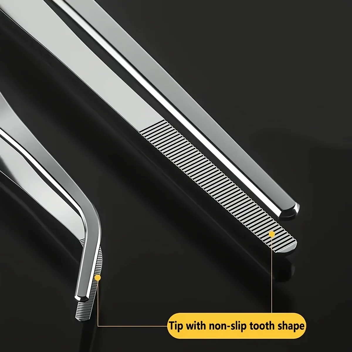 2 Stück professionelle Küchenpinzetten aus Edelstahl – Kochklemmen zum Galvanisieren, Meeresfrüchte, Grillen, Präzisionskochen – Detail 7