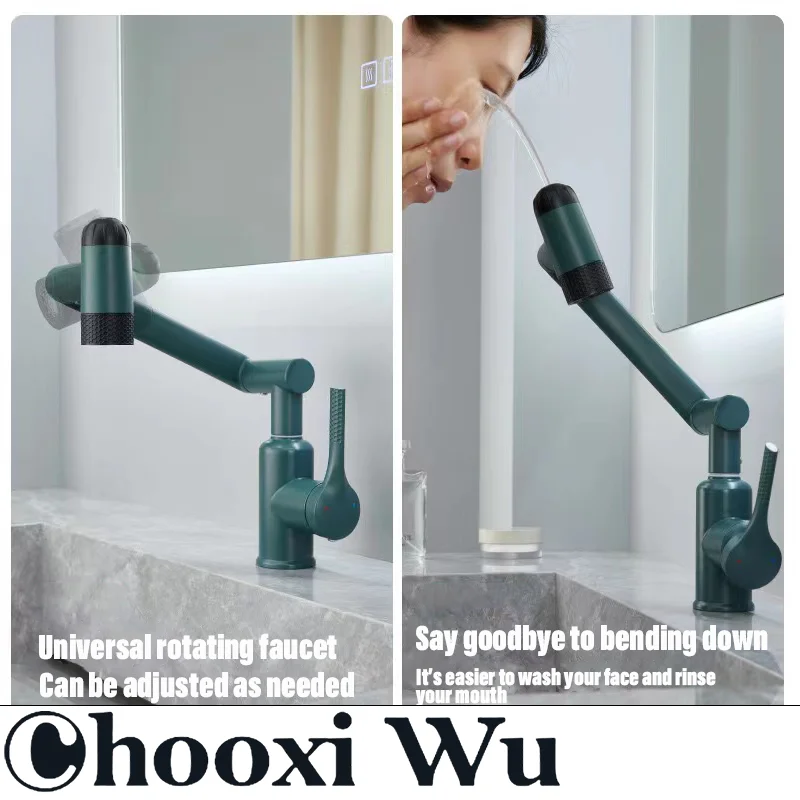 CHOOXIWU-Universal rotation, multi-function water outlet, bathroom and kitchen basin faucet