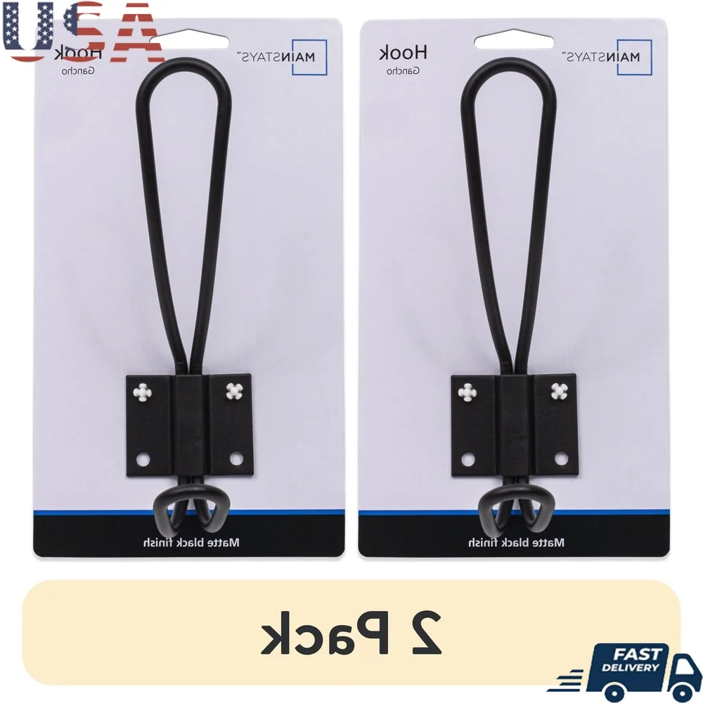 

Настенный крючок в деревенском стиле, металлическая проволока, двойная вешалка для шляп, вешалка для прихожей, решения для домашней организации